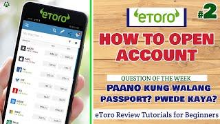 How to open eToro account for Non US eToro Account for Passive income (eToro Registration)