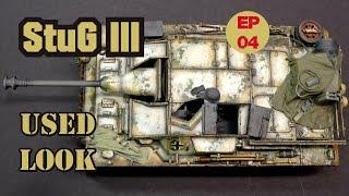 Building the StuG III Ausf.C/D 1/35 Scale from DRAGON - Used Look Weathering Steps