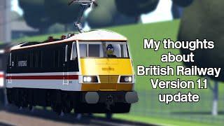 My thoughts about British Railway version 1.1