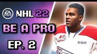 Okay Sooo… I was a lil Rusty… NHL 22 Be A Pro Ep. 2