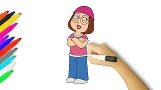 How to Draw Meg Griffin | Family Guy