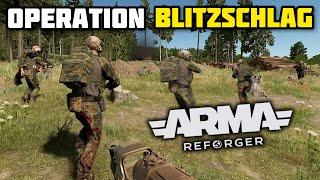 ARMA REFORGER - Operation Blitzschlag | 50 Spieler Infanterie Angriff! | MilSim PVE Gameplay