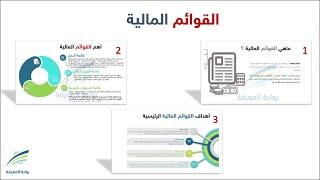 تعلم القوائم المالية بأنواعها وأهدافها.