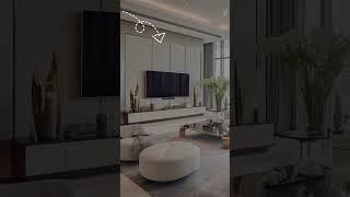 Budget Friendly TV wall Design for a Living Room