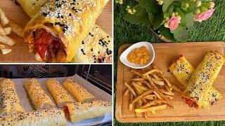 لفافات السندويش التركي بالدجاج رائع المذاق Turkish Chicken Wrap