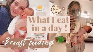 everything I ate for 24 HOURS with a newborn!