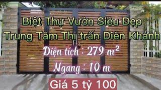 Biệt thự gỗ trung tâm thị trấn Diên Khánh - Khánh Hòa giá rẻ ( Đã Bán )