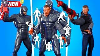 Eddie Brock & Venom doing Glitched Built-In Emotes, Fortnitemares 2024