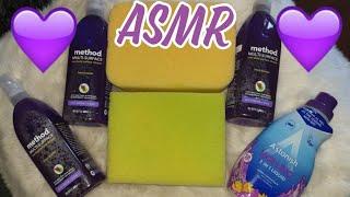 ASMR  3x Method Lavender + Lavender Astonish Detergent  CREAMY THICK SUDS!! ️️