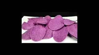 ASMR PURPLE SWEET POTATO CHIP 자색고구마칩 먹방 EATING SOUNDS