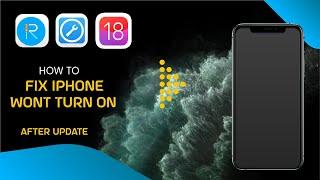 iPhone won't Turn On after iOS 18 Update | How to Downgrade iOS 18 to iOS 17 without data loss