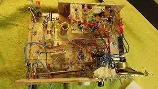 The TRF radio for LW and MW working on a long wire antenna: final setup demo and front end schematic
