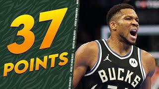 Giannis GOES OFF! 37 PTS 11 AST 10 REB TRIPLE-DOUBLE vs Pacers  FULL Highlights