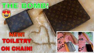 UNBOXING LOUIS VUITTON TOILETRY ON CHAIN FIRST IMPRESSION + COMPARES + MOD SHOTS! | KBotLV