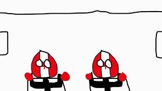 Countryballs Greendale Mid Air Collision animated