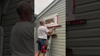 Window install #woodworking #window #diy