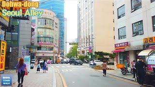 【Fhd】 Walk Seoul Korea - 서울 도화동 골목 걷기 (feat. 도화동 상점가) | Dohwa-dong Alleys [마포구2 | Mapo-gu2] 19(2)-5