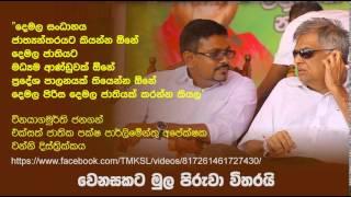 UNP candidate V. Janagan at Mulaithiv