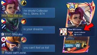 LESLEY "WORLD COLLECTOR" BUT "NO SKIN" PRANK IN MCL!! (they don't believe me not until I show them)