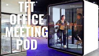 Discover Tranquility in a Buzzing Office: A Detailed Look into our 4-Person Soundproof Meeting Booth