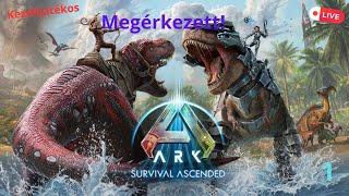 Ark: Survival Ascended 1.rész - Megérkezett! Lássuk mit tud! - Kezdő-Live