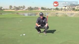 Jamie Gough Putting - Narrowing Focus with Tee pegs - HDiD Golf Academy