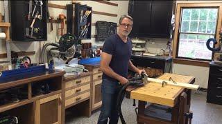 Dust Free Wood Shop Tour - Featuring Custom Mobile Bases and Cavity Storage!