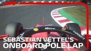 Sebastian Vettel's Onboard Pole Lap | 2019 Japanese Grand Prix | Pirelli