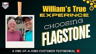 William's genuine experience choosing Flagstone Roofing with Justin Ledford #justinledford