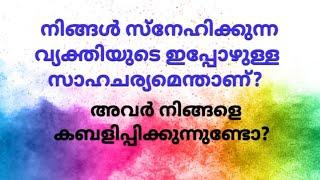 ️നിങ്ങൾ സ്നേഹിക്കുന്ന വ്യക്തിയുടെ ഇപ്പോഴുള്ള സാഹചര്യമെന്താണ്? അവർ നിങ്ങളെ കബളിപ്പിക്കുന്നുണ്ടോ?