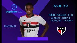 Nathan Mendes - São Paulo F.C | Copinha 2022