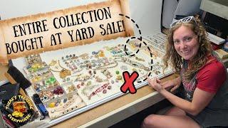 I Bought Her Grandma's Jewelry Collection at a Garage Sale! Gold, Silver, Designer Costume and more!