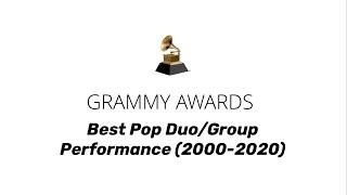 GRAMMY Winners & Nominees for Best Pop Duo/Group Performance (2000-2020)