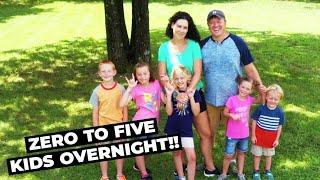 WE WENT FROM ZERO TO FIVE KIDS OVERNIGHT!!-Our Adoption Journey Intro