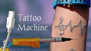 How To Make Tattoo Machine At Home Very Simple DIY tattoo machine tapsir creation 1B