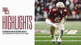 Football: Donovan Ezeiruaku, ACC Defensive Player of the Year - Season Highlights