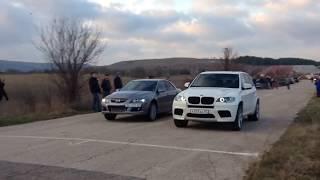 Mazda 6 MPS vs BMW X5M (start roll)