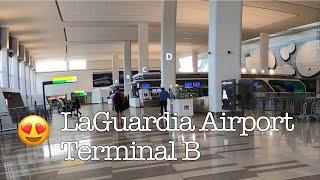 4K NYC Walking Tour ️ The New Terminal B at LGA 