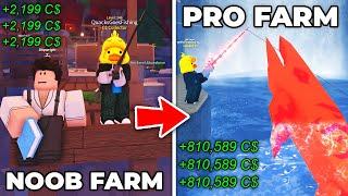 The ULTIMATE Money Farm Methods for BEGINNERS to PROS in Fisch! (New Spots)