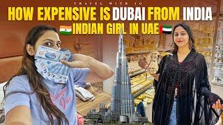 Dubai kitna Expensive hai from India   Indian Girl in UAE || India vs UAE || Travel with Jo