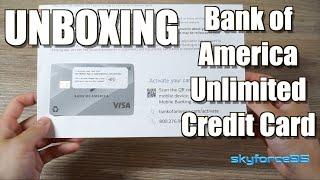 Bank of America Unlimited Cash Rewards Credit Card Application & Unboxing