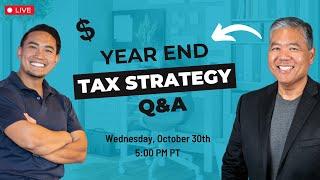 Year End Tax Strategy Q&A with my CPA for Real Estate Investors & Business Owners