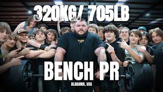 A 320KG/705LB BENCH PRESS IN ALABAMA- GYM REAPER