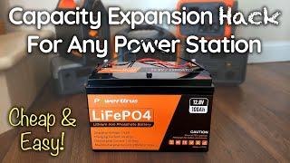 CAPACITY HACK For ANY Power Station // PowerUrus 100Ah LiFePO4 Battery