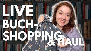 LIVE BUCH SHOPPING BEI THALIA & BOOKHAUL  | Buchladen VLOG mit Empfehlungen & Neuentdeckungen