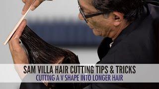 How to Cut a V Shape Into Long Hair