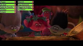 Trolls (2016) Roller Skate Scene with healthbars