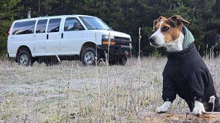 October Van Life deep in the Mountains (and a school bus tour)