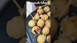 Homemade takoyaki 