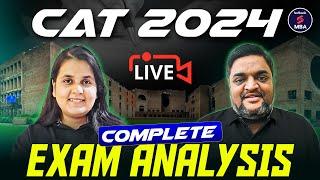 CAT 2024 Complete Exam Analysis | Slot 1 + Slot 2 + Slot 3 | Testbook MBA